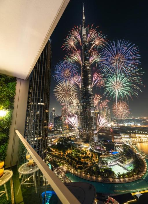 Burj & Fountain View Retreat