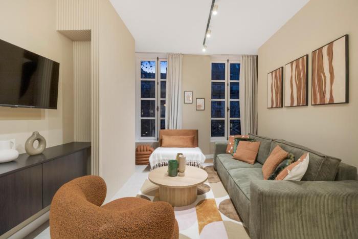 Elegant 3-room air-conditioned apartment in the heart of Le Marais