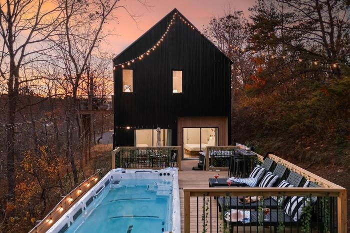 Heated Hydro Pool -Spa - Plunge - Luxe AVL Retreat
