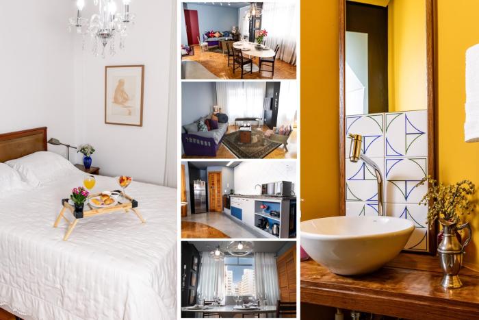 Espaço confortável de 67m2, excelente localização ao lado do metrô e Av Paulista, estacionamento privativo, Wi Fi fibra ótica, 80 canais e Netiflix, cozinha completa, shoppings, ótimas opções culturais e gastronômicas