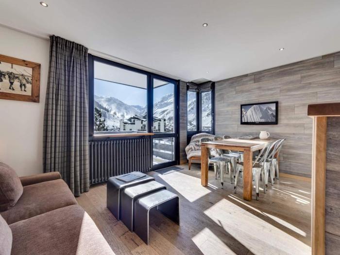 Appartement rénové 5 pers, Val dIsère, centre, balcon - FR-1-862-33
