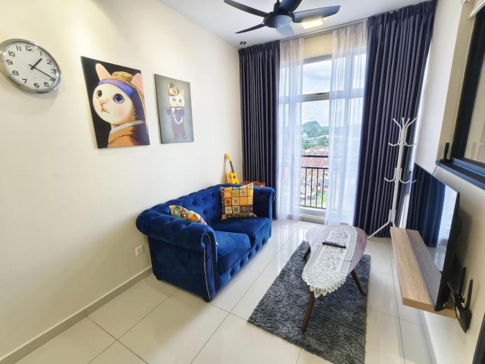 Cat Theme, Seri Alam 5min to Regency & Pasir Gudang Hospital, 4pax Offer 20 Rebate for 3day Stay, Free Netflix 1 Carpark I Malay Friendly