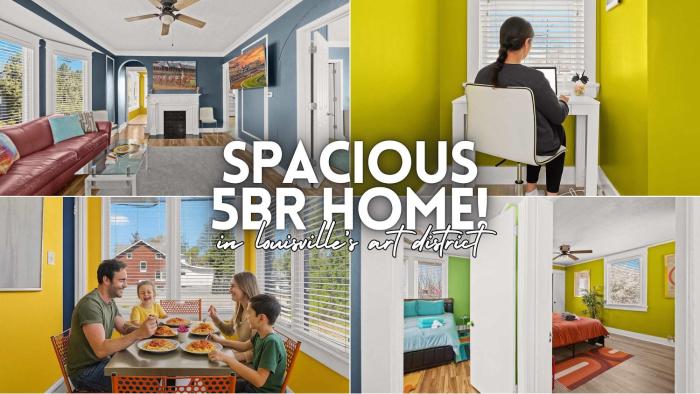 Cozy and Spacious Retreat in Lou Arts District