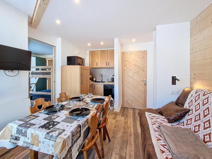 Appartement cosy 2 pièces au pied des pistes avec parking - FR-1-344-870