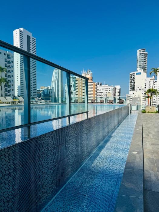 Vista Preciosa desde el piso 23 Apartamento frente al mar