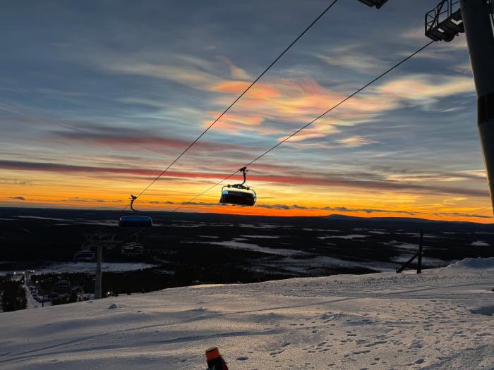 Levi center, cozy and convenient apartment with sauna