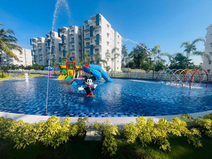 Santorini 3BR Resort Apt- Negombo Beach & Airport