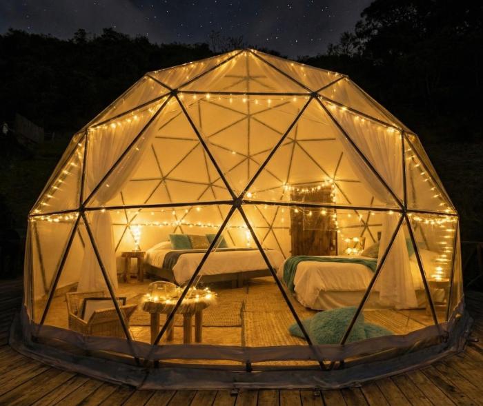 Glamping Familiar Naturaleza Aventura y Vista a la Montaña