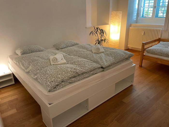 Spacious light-flooded apartment with garden at Lake Zurich