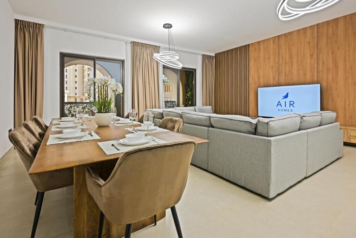 Spacious 4BR in JBR Steps to Beach & Walk