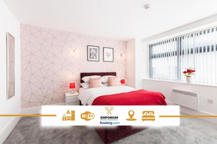 Brindley 2BDR Apartment By Emporium Property Management Short Lets & Serviced Accommodation Birmingham On The 15th Floor Offering Panoramic City Views With Free WiFi