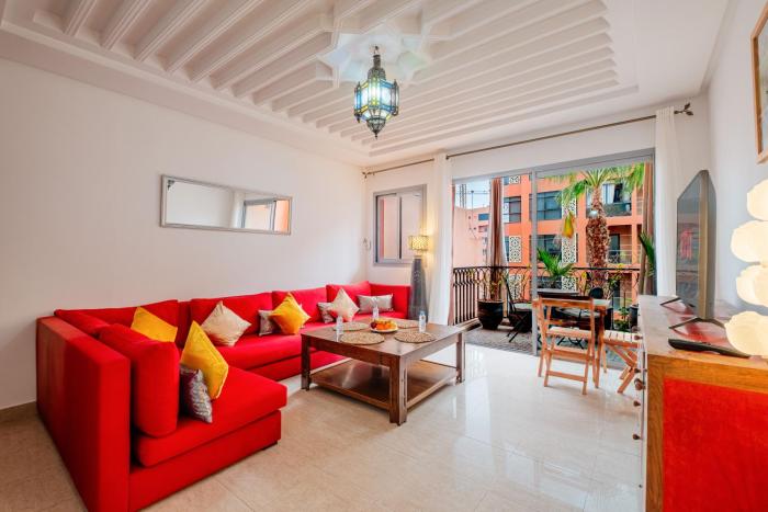 1-Bedroom Apartment in Guéliz Center , 10 Min Jemaa El-Fna