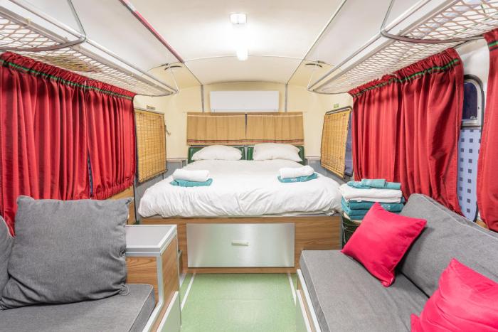 A one of a kind bus stay with gorgeous views