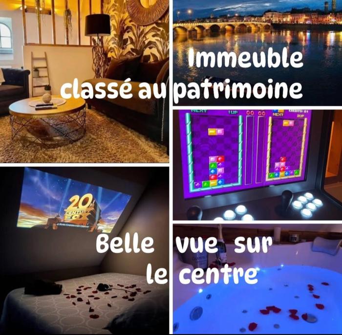 Séjour détente au cœur de MÂCON spa,ciné,bouteille offerte