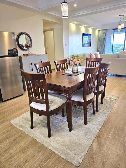 modern living two bedroom apartment with heated swimming pool well equipped gym ample parking space children playing ground and a relaxing rooftop with breathtaking scenic views