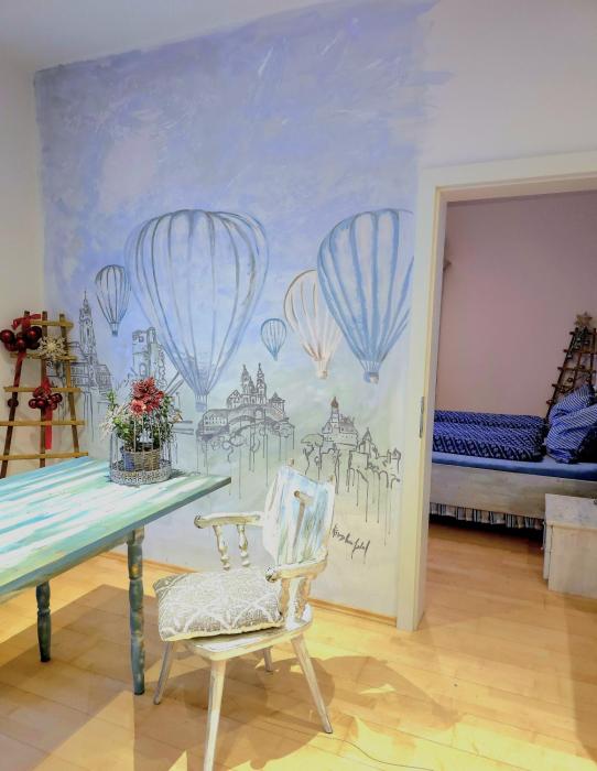 Kunst Apartment im Schwalbenhaus