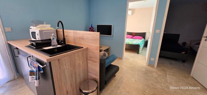 LE BARCARES Gite "ECUME" Appartement climatisé cosy 2 chambres pour 4 personnes, plage à pied
