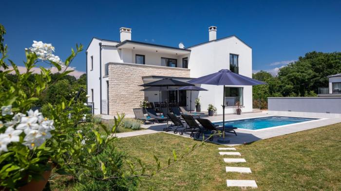 Family villa Nona with pool and grill in Tinjan