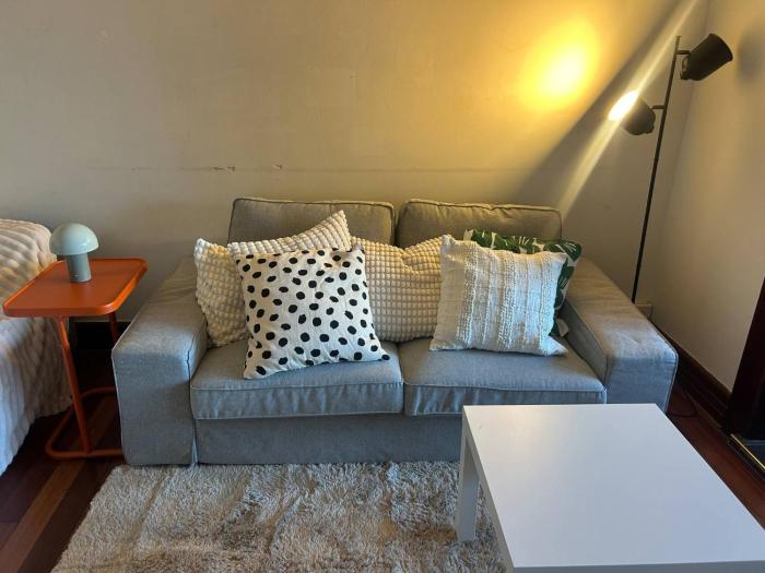 Sunny Female Home next to train station