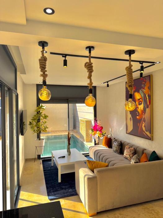 Villa 2 Évasion Urbaine, 3 Chambres, à 20 min de Rabat