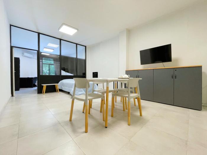 La Platea Bs As 1A in front of Puerto Madero