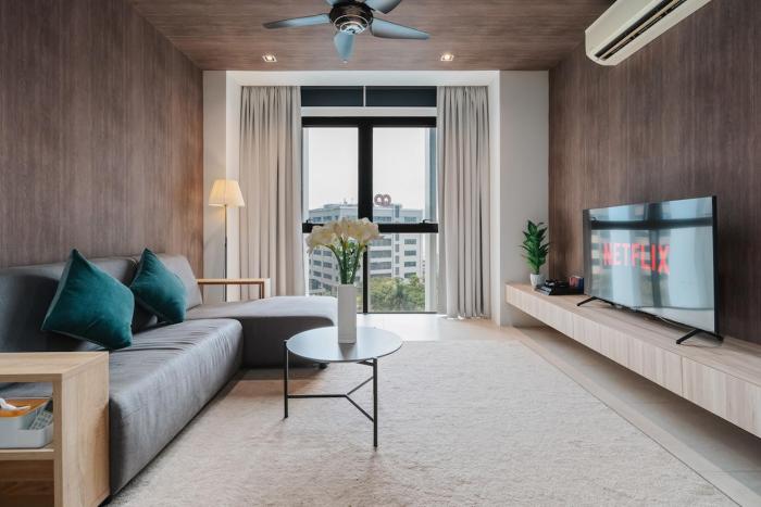 Stylish Muji Inspired Lumi Tropicana Apartment with KL Skyline View PS4 Console and Board Games B-22