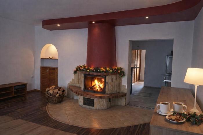 Apartament z kominkiem