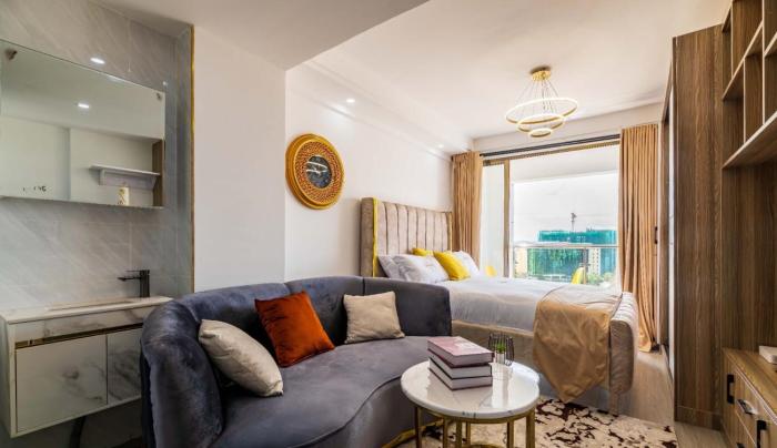 luxury studio apartment in kilimani with unbeatable city scenic views