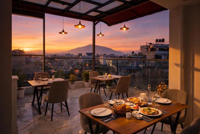 Royal Chamber Rooms Restaurant & Rooftop Bar - Near Pashupatinath & Airport