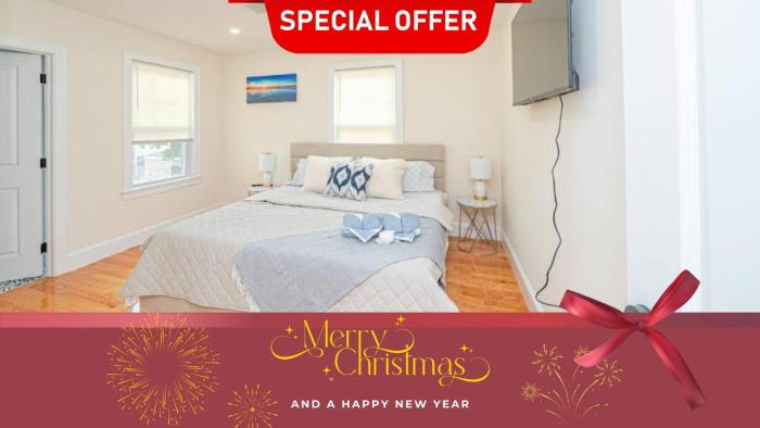 80-2 4BR Boston - Bright Family Stay near PJP II Park