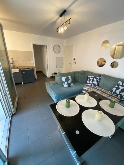 FLC- Vaste T2 -Parking-Air Conditioning-Terrace-6p-St Charles