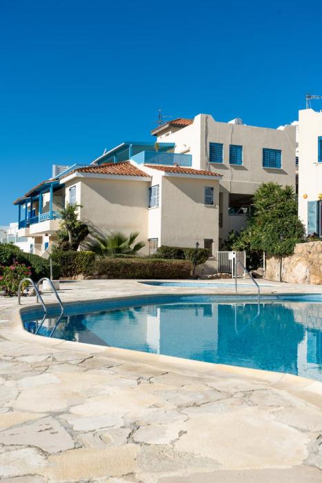 Bluora Apartment, 1BR Sea View, Balcony, Swimming Pool, Parking, 500 Meters from the Beach