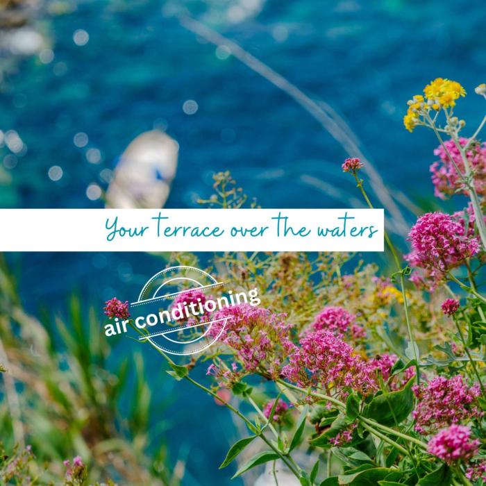 La Lampara Sea View Terrace Apartment with AC