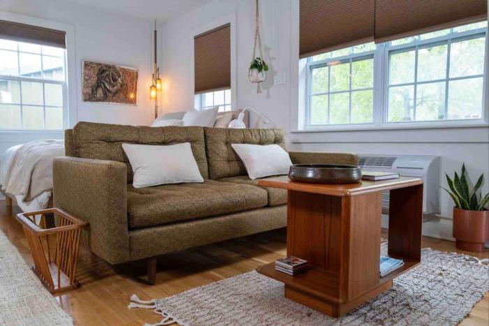 boho chic studio with pool & hot tub at The Ponderosa