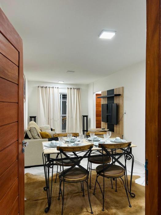 Apartamento familiar beira-mar