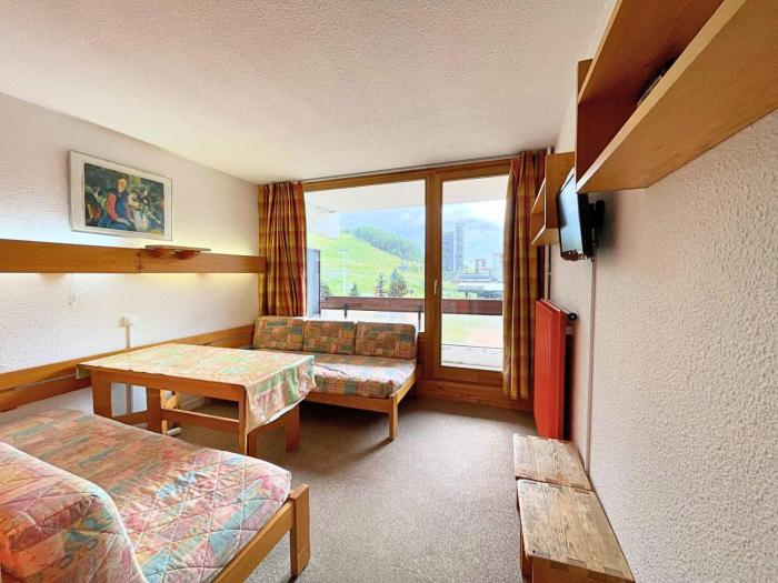 Résidence Chaviere - Studio 4 pers au pied des pistes à la Croisette - accès 3 Vallées MAE-5624