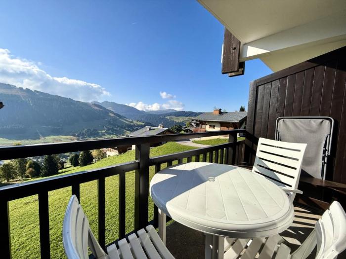 Résidence Les Chardons - Studio avec vue et balcon SUD MAE-9663