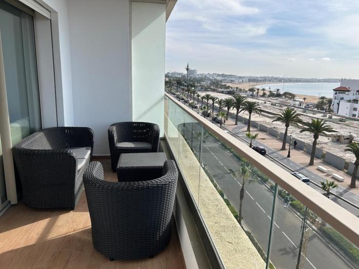 Ocean and Mountain View Family Apartment Agadir 128 m2