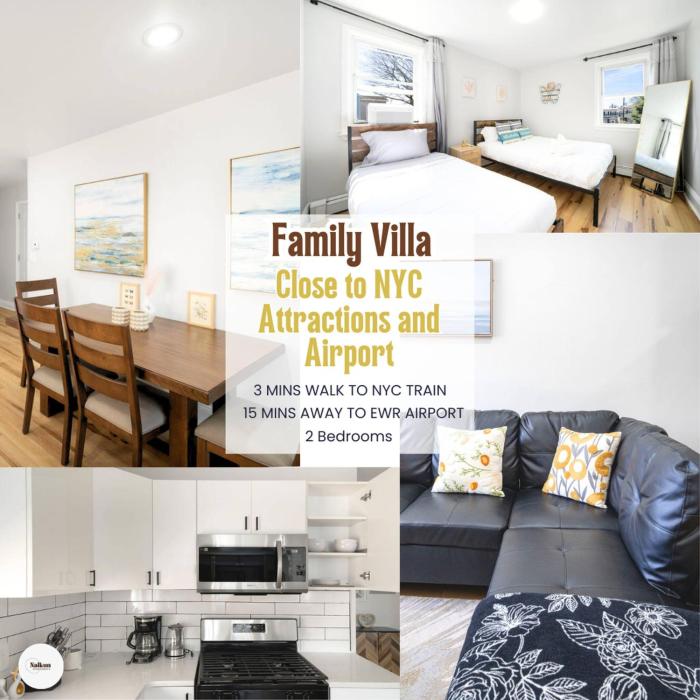 Family Villa Close to NYC Attractions and Airport