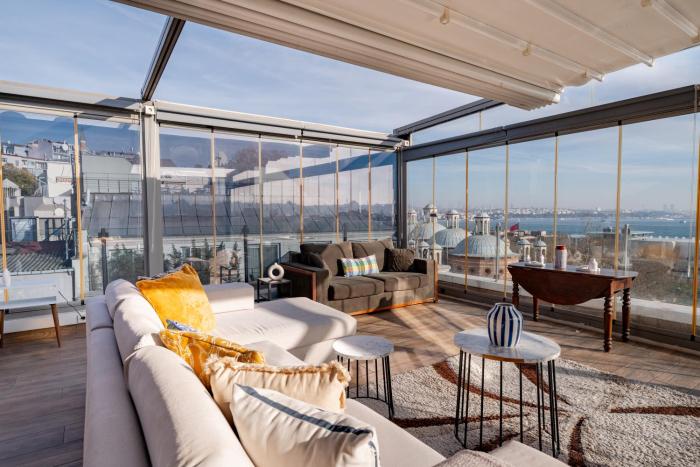 Exclusive Private Terrace with Breathtaking and Panoramic Istanbul Sea View