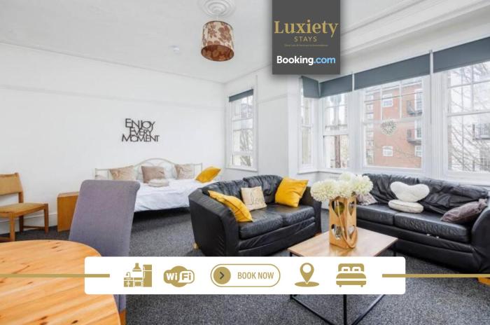 Spacious 2BR By Luxiety Stays Short Lets & Serviced Accommodation Southend on sea Near Westcliff Beach & High St