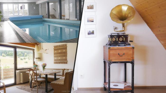 71 square meters Condo in Schwarzwald with beautiful mountain view, swimmingpool, sauna & free wifi
