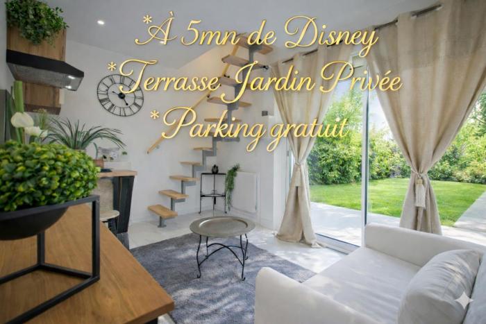 Maison Jardin 5mn Disney Parking gratuit