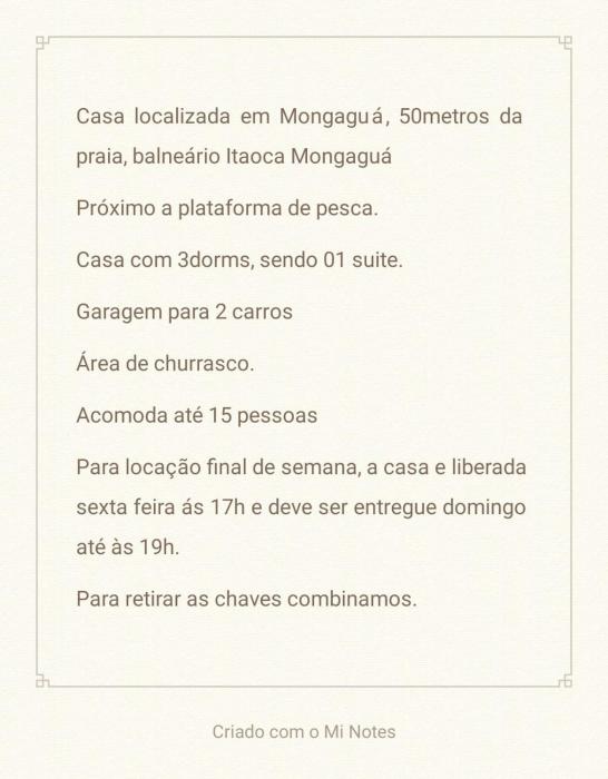 Linda Casa Mongagua COM 03 DORMS