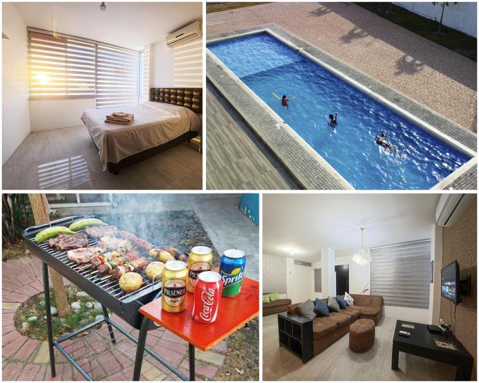 Casa en Manta con piscina junto a la PLAYA