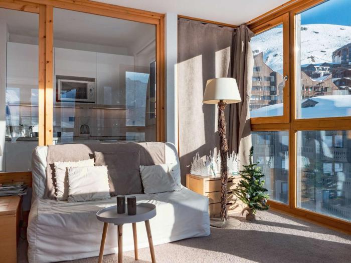 Appartement ski aux pieds Val Thorens - 6 pers, central et pratique - FR-1-637-92