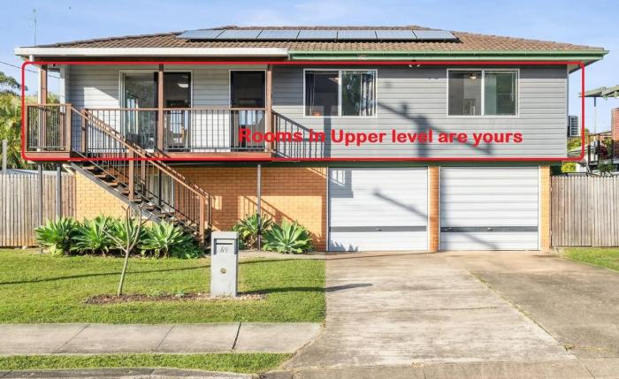 3 Bedrooms in Entire Upstairs Level in Bray Park