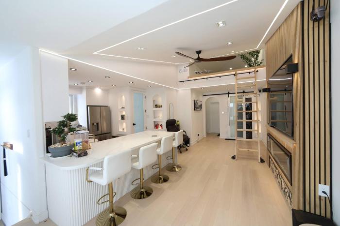 Modern custom design home with themed loft