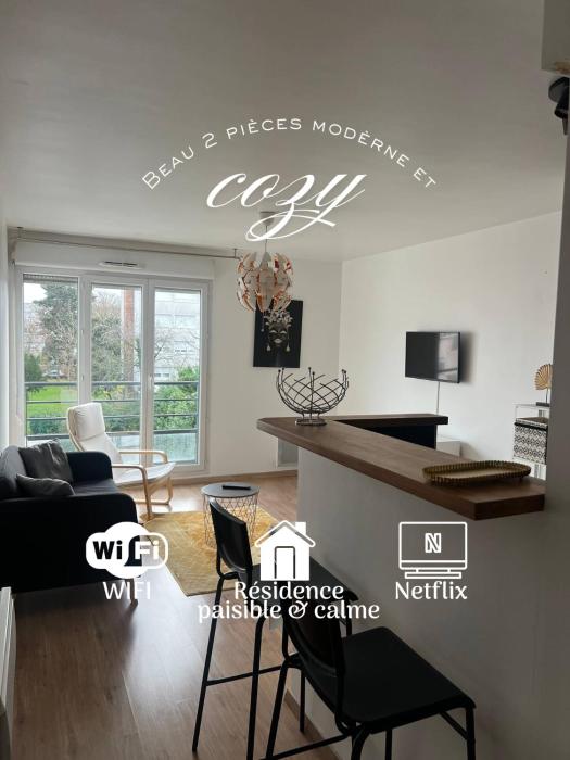 Beau 2 pièces moderne et cosy à Corbeil-Essonnes