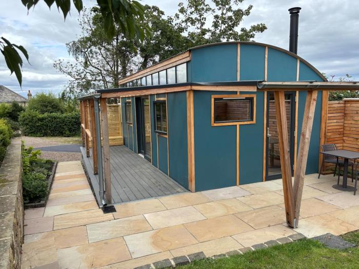 Stylish cabin with log burner in Alnwick